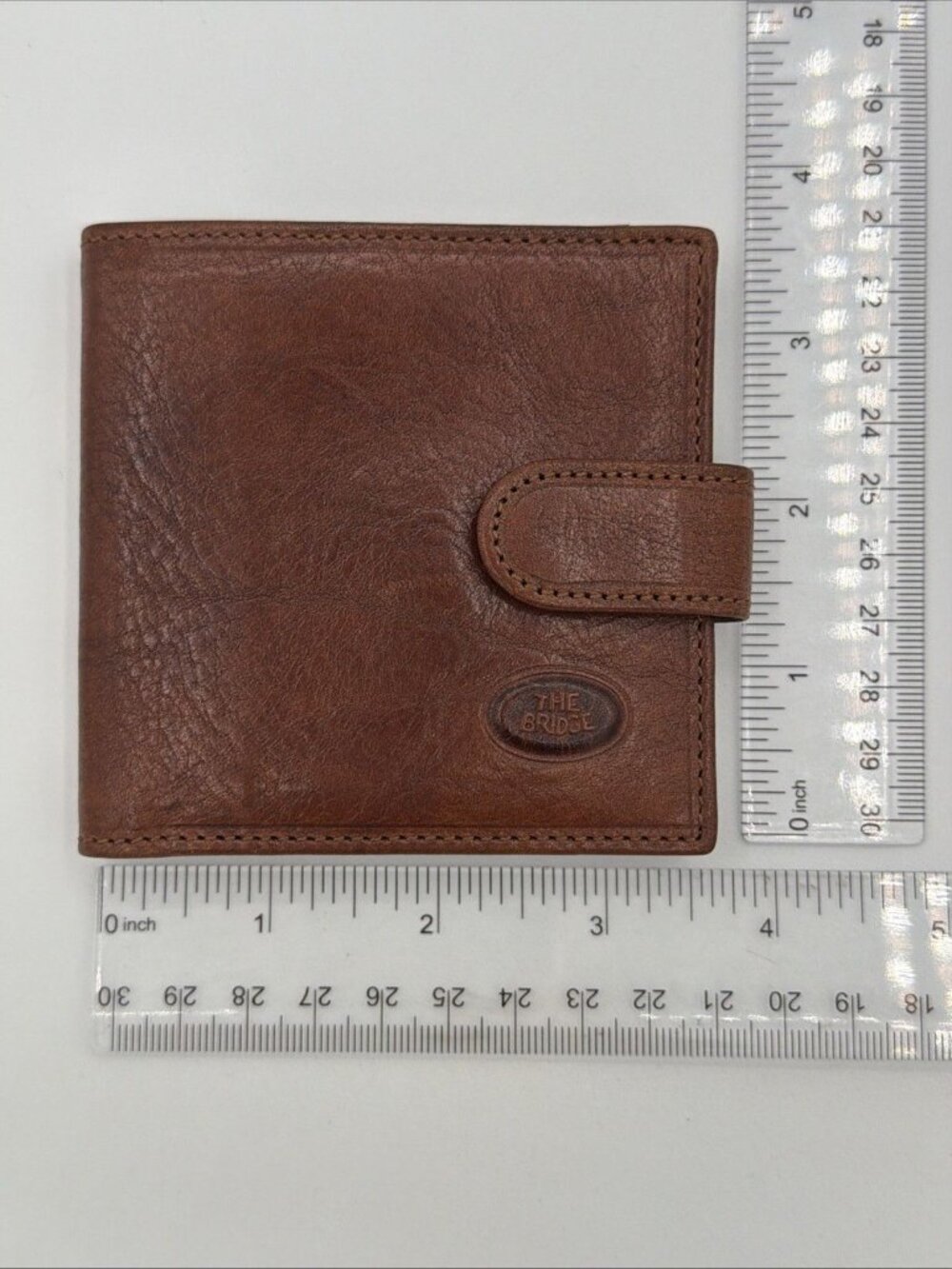 The Bridge Italian Leather Bi-fold Wallet, Brown, NWT - Picture 12 of 12